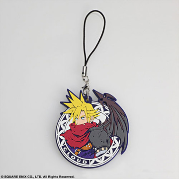 main photo of Kingdom Hearts Trading Rubber Strap: Cloud Strife