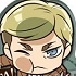 Pita! Deformed Attack on Titan Acrylic Key Ring: Erwin 