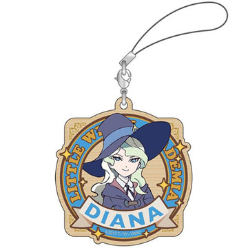 main photo of Little Witch Academia Wood Keychain: Diana