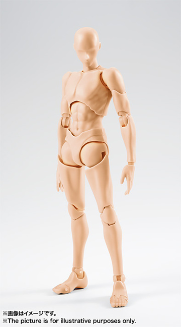 main photo of S.H.Figuarts Body-kun Rihito Takarai Edition Pale Orange Color ver.