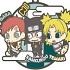 Rubber Mascot Buddy Colle NARUTO Shippuden: Three Man Seru Dattebayo! Hen: Three Sand Siblings