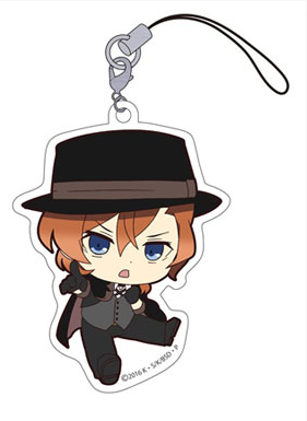 main photo of Bungo Stray Dogs Petanko Trading Acrylic Strap Vol.2: Chuuya Nakahara