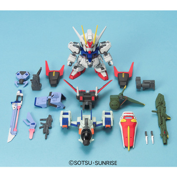 main photo of SD Gundam BB Senshi GAT-X105 Strike Gundam Striker Weapon System Ver.