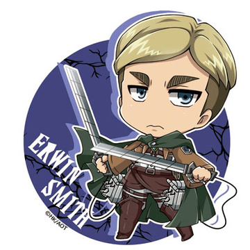 main photo of Shingeki no Kyojin Deka Acrylic Keychain: Erwin