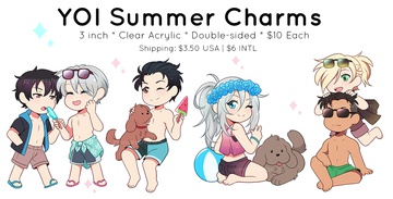 main photo of YOI Summer Charms: Yuri + Vicchan