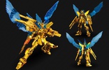 photo of HGBF GAT-X105B/ST Star Build Strike Gundam Plavsky Wing Gold Ver.