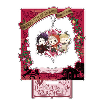 main photo of Bungo Stray Dogs DEAD APPLE Chain Collection Stand Set: Fairy Tale ver. Little Red Riding Hood Nakajima & Akutagawa & Fitzgerald