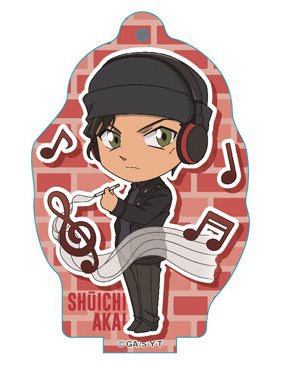 main photo of Detective Conan Charamu Standing Acrylic Keychain: Akai Shuuichi