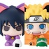 Naruto Petit Chara Land Maneki Kyuubi Dattebayo: Naruto and Sasuke