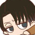 Shingeki no Kyojin rubber Strap Collection Daru-n: Levi