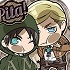 Pita! Deforme Attack on Titan Season3 Acrylic Keychain Vol.2: Eren and Erwin