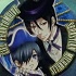 Kuroshitsuji Book of Circus Sega Keychain: Ciel and Sebastian