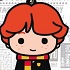 Harry Potter Chibi Rubber Keychain: Ron Weasley