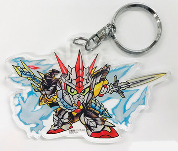 main photo of SD Gundam Acrylic Keychain: Devil Dragon Blade Zero Gundam