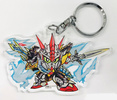 photo of SD Gundam Acrylic Keychain: Devil Dragon Blade Zero Gundam