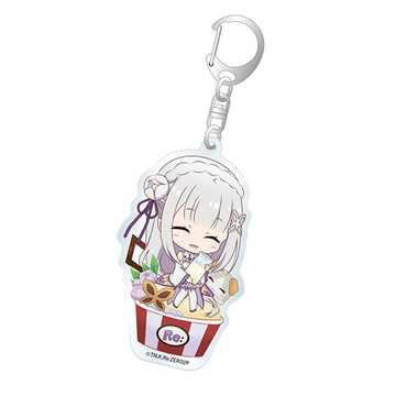 main photo of Re:ZERO -Starting Life in Another World- Trading Acrylic Keychain Chara Dolce: Emilia
