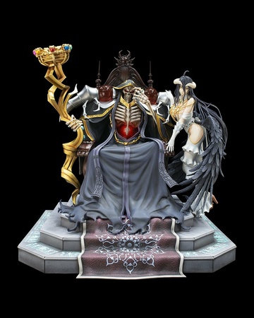 main photo of KDcolle Ainz Ooal Gown and Albedo Statue