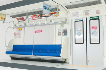 main photo of Parts Models Series 1/12 Interior Model Commuting Train (Blue Sheet)