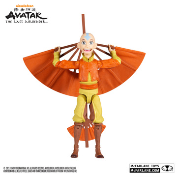 main photo of Avatar The Last Airbender 5 Inch Action Figure Aang with Glider