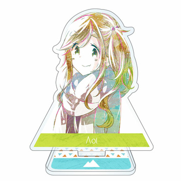 main photo of Yuru Camp Trading Ani-Art Acrylic Stand: Aoi