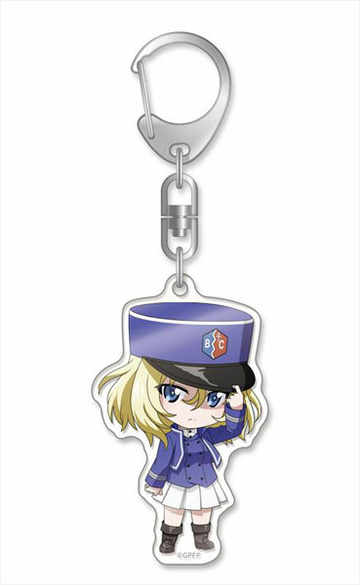 main photo of Girls und Panzer das Finale Nendoroid Plus Acrylic Keychain: Oshida