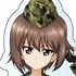 photo of  Girls und Panzer das Finale Deka Acrylic Stand Military ver.: Maho Nishizumi