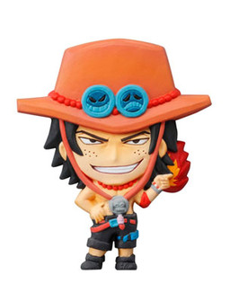 main photo of One Piece Mascot Relief Magnet: Portgas D. Ace