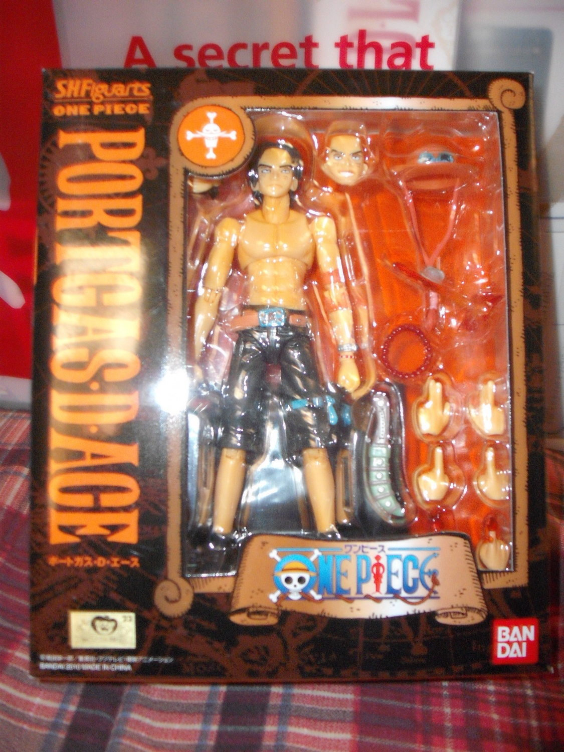 Plaid One Piece Portgas D. Ace