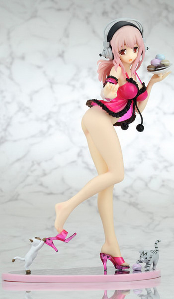 main photo of Creators' Labo #028 Super Sonico Babydoll Strawberry Sorbet Ver.