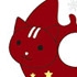 Okashina Strap: Donyatsu Christmas Donyatsu Red Ver.
