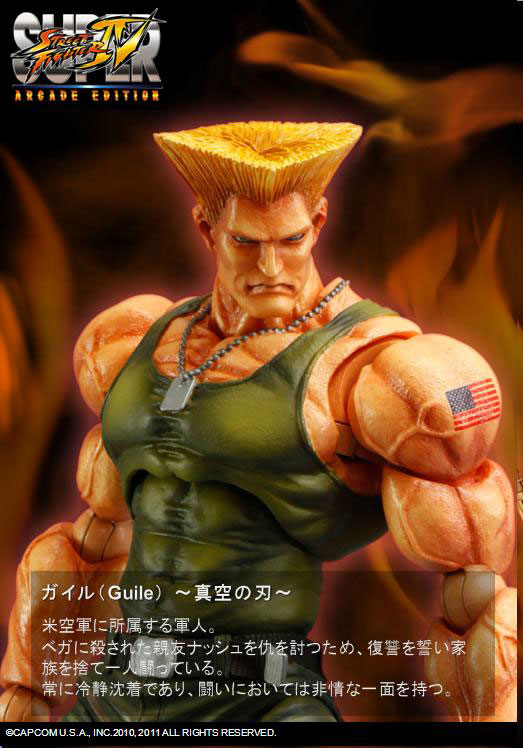 Play Arts Kai Vol.3: Guile - My Anime Shelf