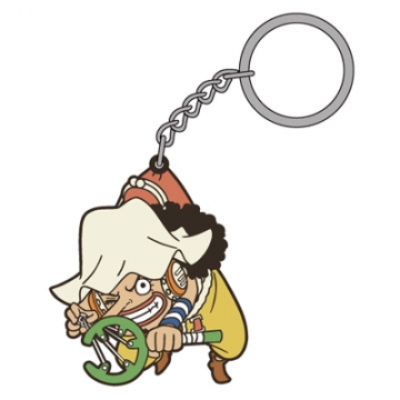 main photo of One Piece Tsumamare Pinched Keychain: Usopp