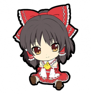 main photo of Petanko Touhou Trading Rubber Strap Vol.1: Hakurei Reimu