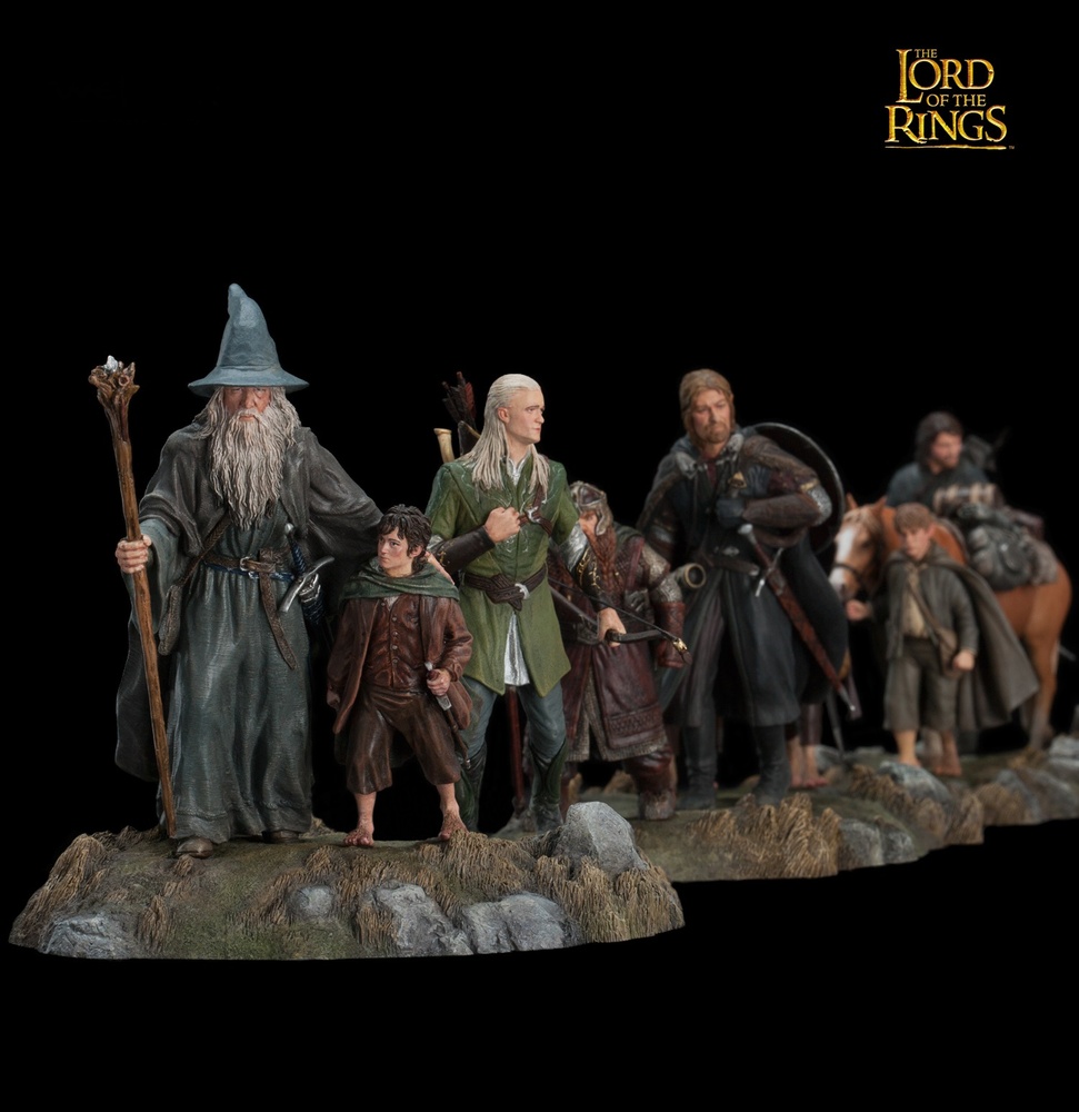 The Fellowship of the Ring Diorama Statue Set 3: Aragorn and Sam - My Anime  Shelf
