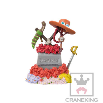 main photo of One Piece World Collectable Figure -History of Ace-: Tombstone Memorial