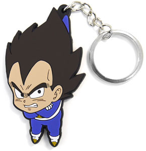 main photo of Dragon Ball Z Kai Tsumamare Pinched Key Ring: Vegeta