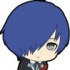 Petanko Persona 3 the Movie Trading Rubber Strap: Makoto Yuki