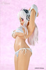 photo of Super Sonico Suntanned Stripe Bikini Ver. 