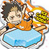 Haikyuu!! Acrylic Food Keychain: Yu Nishinoya