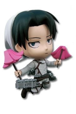 main photo of Ichiban Kuji Shingeki no Kyojin ~Tobe! Chousa Heidan!!~: Levi Cleaning ver. Chibi Kyun-Chara