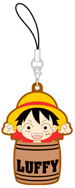 main photo of One Piece Rubber Strap Collection Barrel Colle vol.1 ~Taru shinsei-hen~: Monkey D. Luffy