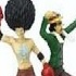 One Piece 3D Trading Figure: Afro Luffy and Usopp