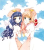 photo of Kinomoto Sakura and Daidouji Tomoyo Nurse Ver.