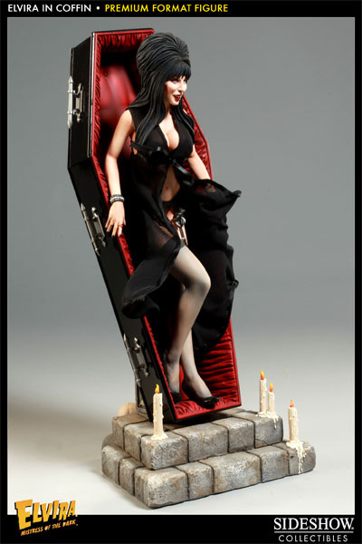 Premium Format Figure Elvira in Coffin - My Anime Shelf