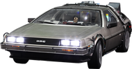 photo of Movie Masterpiece DeLorean Time Machine