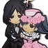 Kuroshitsuji Rubber Keychain: Sebastian Michaelis and Ciel Phantomhive