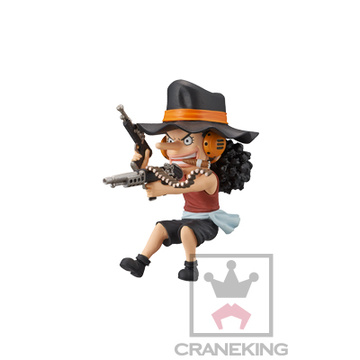 main photo of One Piece World Collectable Figure Mini Merry Attack: Usopp