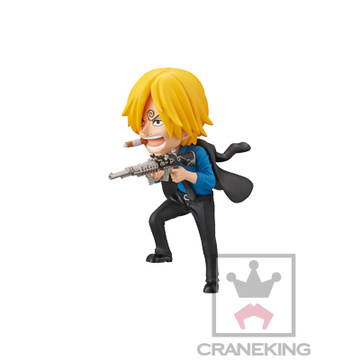 main photo of One Piece World Collectable Figure Mini Merry Attack: Sanji
