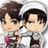 Ichiban Kuji Shingeki no Kyojin ~Jiyuu e no Shingeki~: Eren & Levi Acrylic Charm