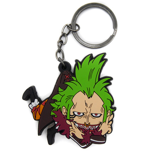One Piece Tsumamare Pinched Keychain: Bartolomeo - My Anime Shelf